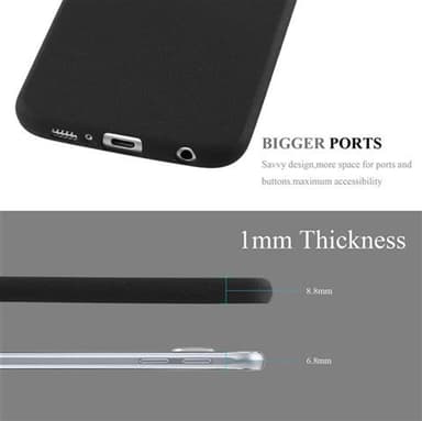 Deksel Samsung Galaxy S6 case (svart)