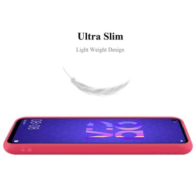 Deksel Huawei NOVA 5 / 5 PRO Silikon cover (rød)