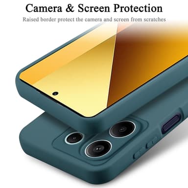 Redmi Note 13 5G Global silikondeksel case (Grønn)