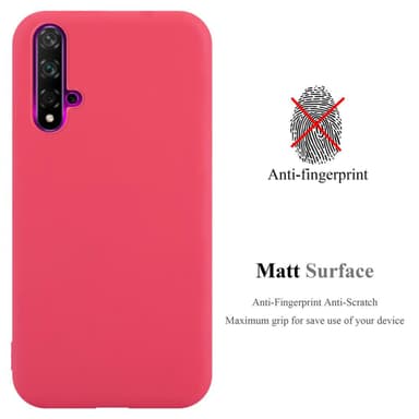 Deksel Huawei NOVA 5 / 5 PRO Silikon cover (rød)