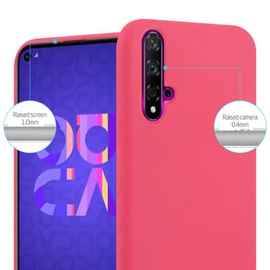 Deksel Huawei NOVA 5 / 5 PRO Silikon cover (rød)
