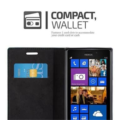 Nokia Lumia 925 lommebokdeksel case (turkis)