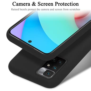 Xiaomi RedMi 10 silikondeksel case (svart)