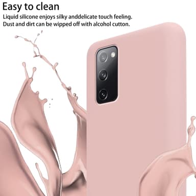 Deksel Samsung Galaxy S20 FE med Halskjede (rosa)