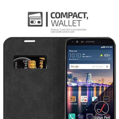 LG STYLUS 3 lommebokdeksel case (rød)