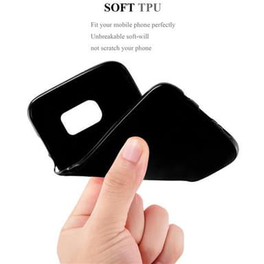 Samsung Galaxy S7 EDGE Deksel Case Cover (svart)