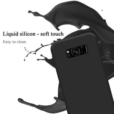 Samsung Galaxy S8 silikondeksel case (svart)
