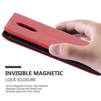 LG STYLUS 3 lommebokdeksel case (rød)