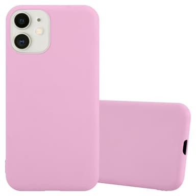 Deksel iPhone 12 MINI Silikon cover (rosa)