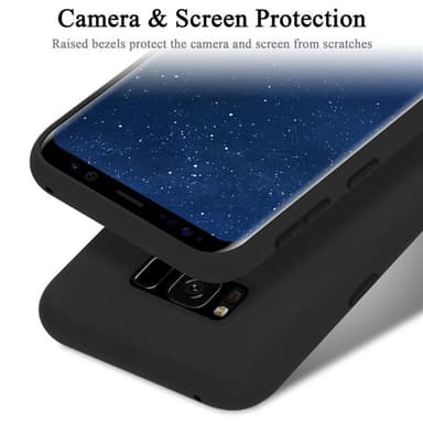 Samsung Galaxy S8 silikondeksel case (svart)