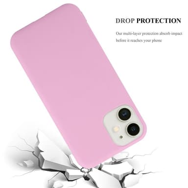 Deksel iPhone 12 MINI Silikon cover (rosa)