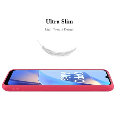 Deksel Oppo A16s / A54s Silikon cover (rød)