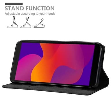 Honor 9S / Huawei Y5P lommebokdeksel case (svart)