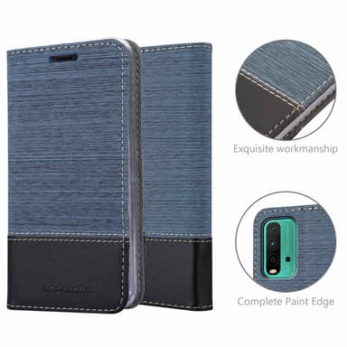 Xiaomi RedMi 9T / POCO M3 lommebokdeksel etui (blå)
