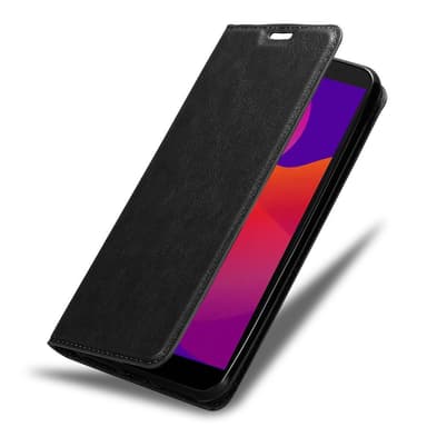 Honor 9S / Huawei Y5P lommebokdeksel case (svart)