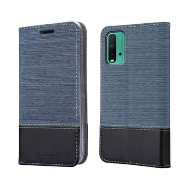 Xiaomi RedMi 9T / POCO M3 lommebokdeksel etui (blå)