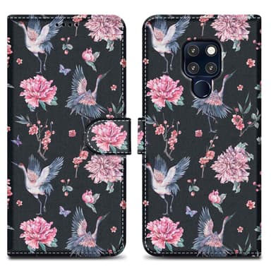 Huawei MATE 20 lommebokdeksel etui (svart)