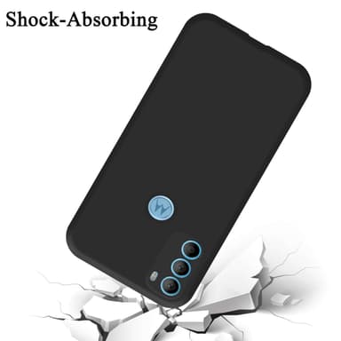 Motorola MOTO G71 5G silikondeksel case (Svart)
