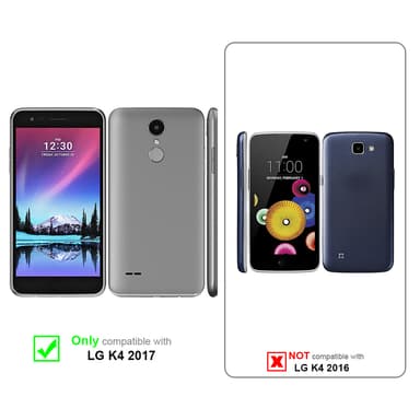 LG K4 2017 Skjermbeskytter Skärmskydd (hvit)