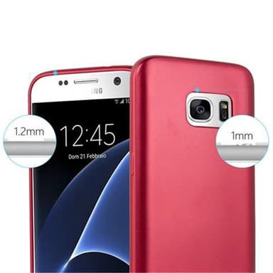 Deksel Samsung Galaxy S7 Case Cover (rød)
