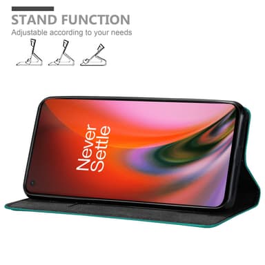 OnePlus Nord 2 5G lommebokdeksel case (turkis)
