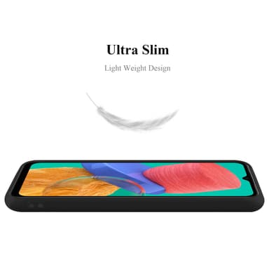 Deksel Samsung Galaxy M33 5G Silikon cover (svart)