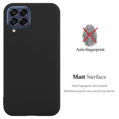 Deksel Samsung Galaxy M33 5G Silikon cover (svart)