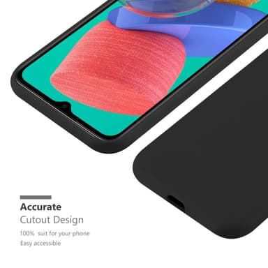 Deksel Samsung Galaxy M33 5G Silikon cover (svart)