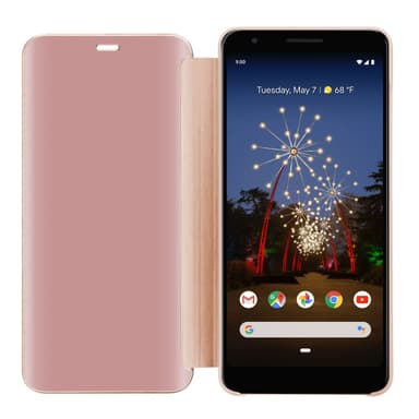 Google PIXEL 3A XL lommebokdeksel etui (rosa)
