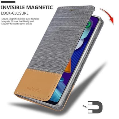 Samsung Galaxy A11 / M11 lommebokdeksel etui (grå)