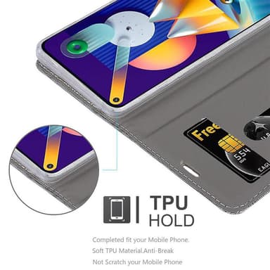 Samsung Galaxy A11 / M11 lommebokdeksel etui (grå)