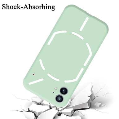 Nothing Phone (1) silikondeksel case (grønn)