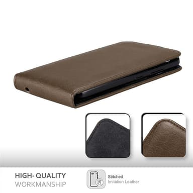 Motorola MOTO C deksel flip cover (brun)