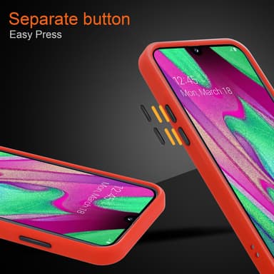 Samsung Galaxy A40 Deksel Case Cover (gjennomsiktig)
