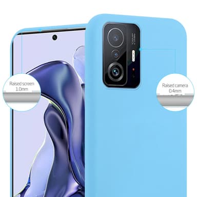 Deksel Xiaomi 11T / 11T PRO Silikon cover (blå)