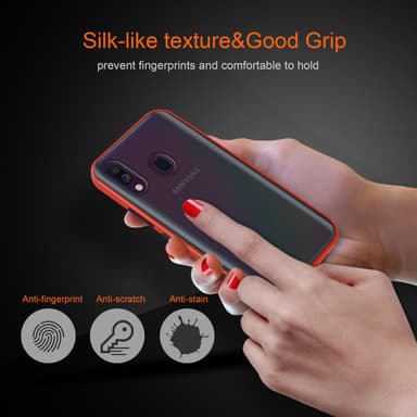 Samsung Galaxy A40 Deksel Case Cover (gjennomsiktig)