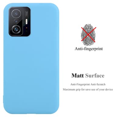 Deksel Xiaomi 11T / 11T PRO Silikon cover (blå)