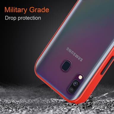 Samsung Galaxy A40 Deksel Case Cover (gjennomsiktig)