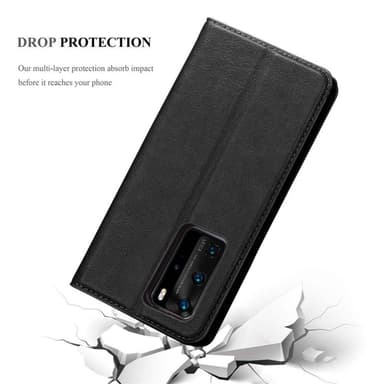 Huawei P40 PRO / P40 PRO+ lommebokdeksel case (svart)
