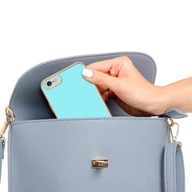 iPhone 6 PLUS / 6S PLUS silikondeksel cover (turkis)