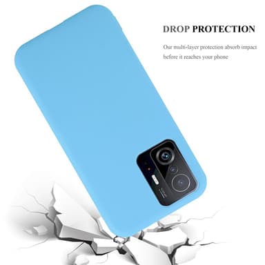 Deksel Xiaomi 11T / 11T PRO Silikon cover (blå)