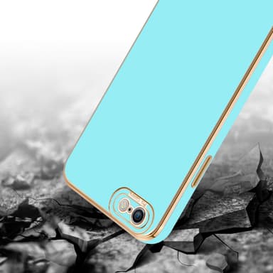 iPhone 6 PLUS / 6S PLUS silikondeksel cover (turkis)