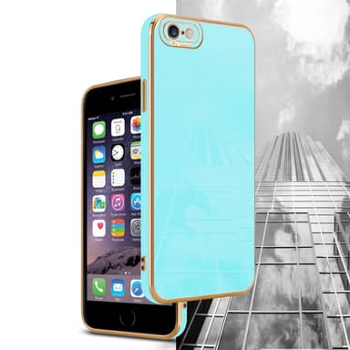 iPhone 6 PLUS / 6S PLUS silikondeksel cover (turkis)
