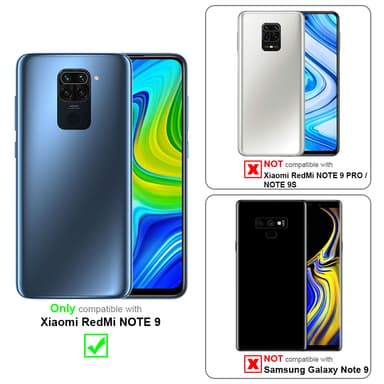 Xiaomi RedMi NOTE 9 Skjermbeskytter Skärmskydd (svart)