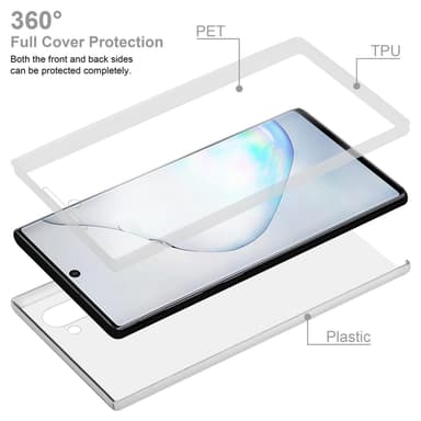 Samsung Galaxy NOTE 10 Deksel 360 Case Cover