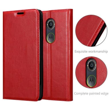 Motorola MOTO X2 lommebokdeksel case (rød)