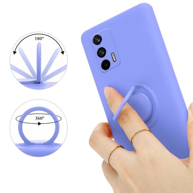Deksel Realme GT / GT Neo 2T / Q3 PRO Ring Case (lilla)