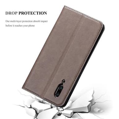 MEIZU 16S lommebokdeksel case (brun)