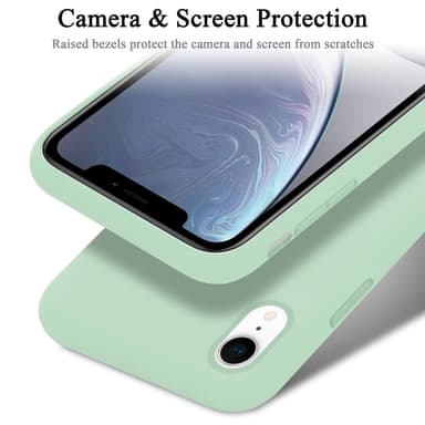 iPhone XR silikondeksel case (grønn)
