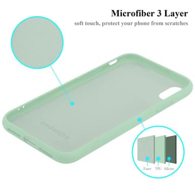 iPhone XR silikondeksel case (grønn)
